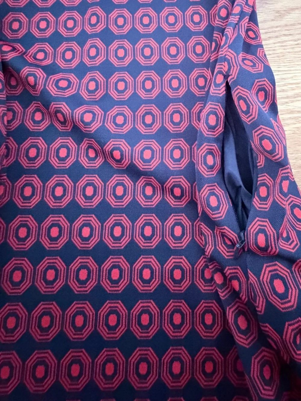 Tory Burch Performance Jacquard Color-Block Dress (S)
